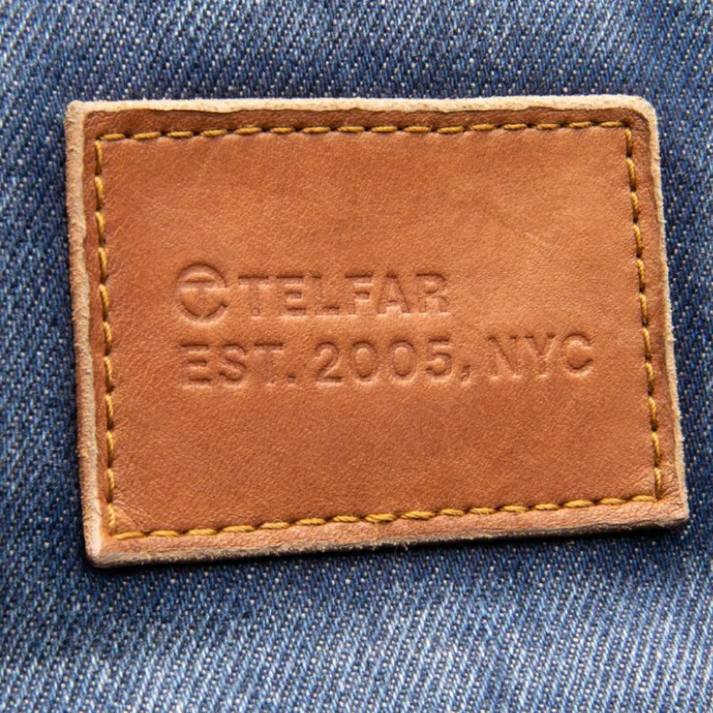 Telfar Large Denim Shopper - Blue - Picture 2 of 7